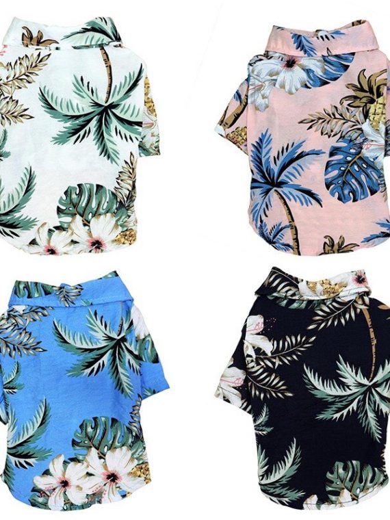 Summer-Hawaii-Beach-Shirt-Pet-Clothes-Cat-Dog-Coconut-Tree-Printed-Coat-Thin-Short-Sleeve-Dog-Clothing-Puppy-Overalls