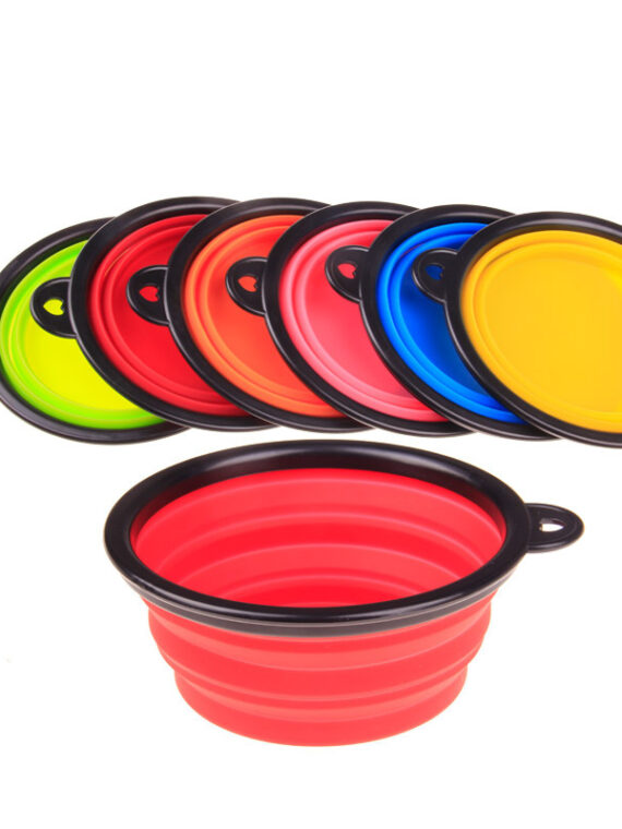 Folded-Silicone-Pet-Dog-Bowl