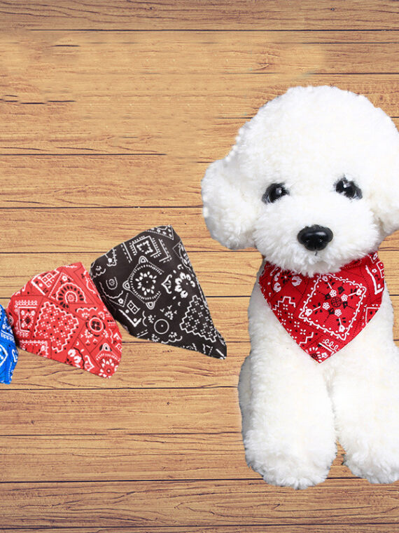 Dog-Scarf-Adjustable-|-Cute-Dog-Bandanas-|-Dog-Neckerchief-