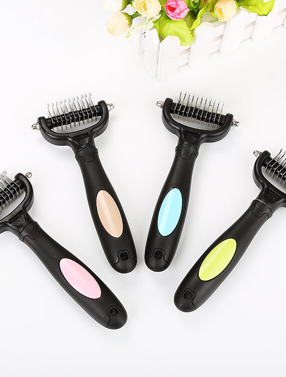 DogMEGA Dog Grooming Comb | Pet Hair Removal Comb