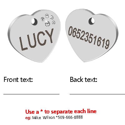 Personalized Dog Collar with Dog ID Tag | Cute Personalized Dog