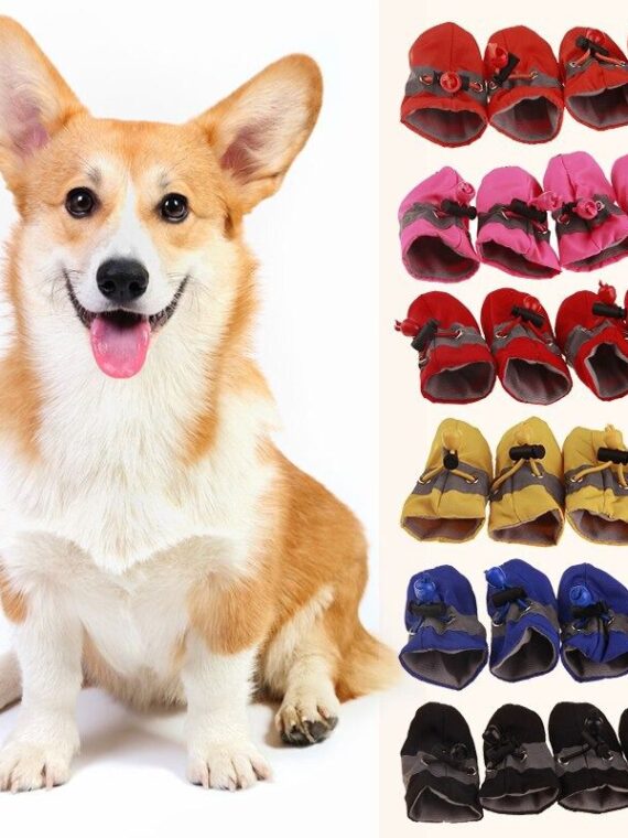 DogMEGA Waterproof Anti-Slip Dog Boots for Outdoor (6)_compressed