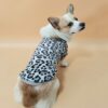 Leopard Print Sweater for Dog | Pullover Dog Clothing | Dog Winter Clothes