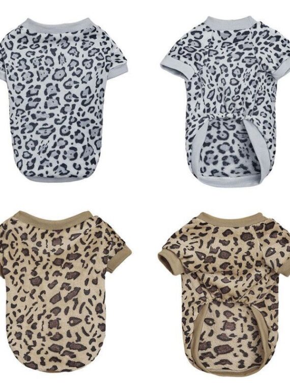 Leopard Print Sweater for Dog