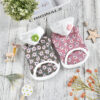 DogMEGA Warm Clothes for Small Dog | Two-legged Coat with Daisy Pattern for Small Dog