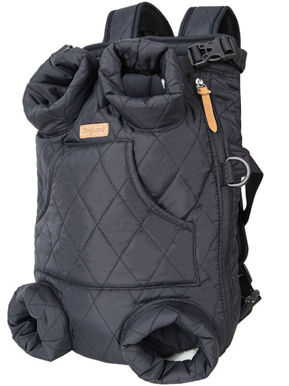 DogMEGA Dog Winter Backpack | Warm Thickened Outing Backpack for Small Dog