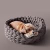 DogMEGA Knit Dog Bed | Handmade Dog Bed