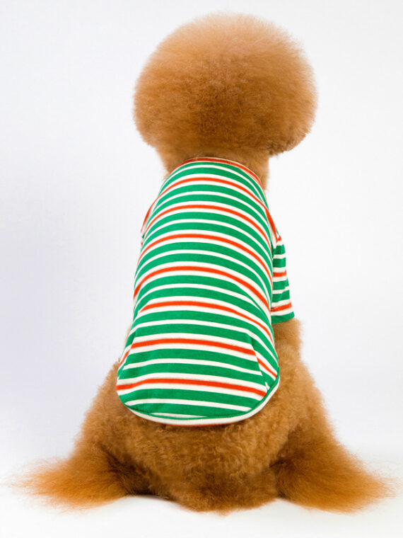 Small and Medium Dog Striped T-shirt