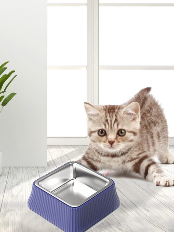 Dog Food Bowl Stainless Steel | Anti-overturning Large Bowl for Dog