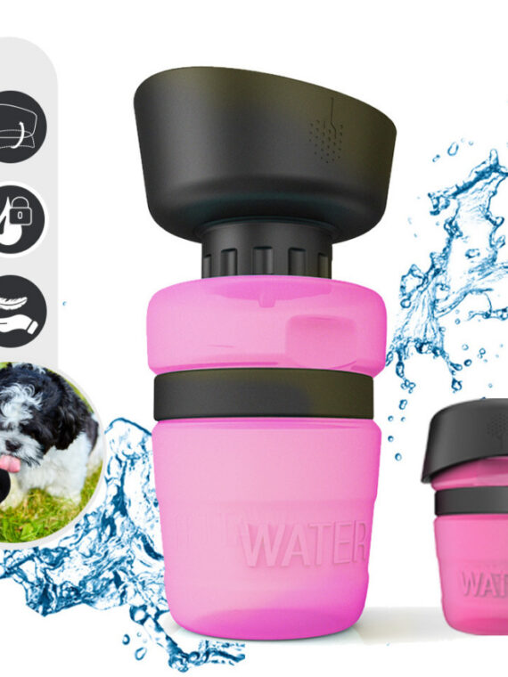 DogMEGA Portable and Foldable Dog Water Bottle | BPA Free Dogs Drink Bowl