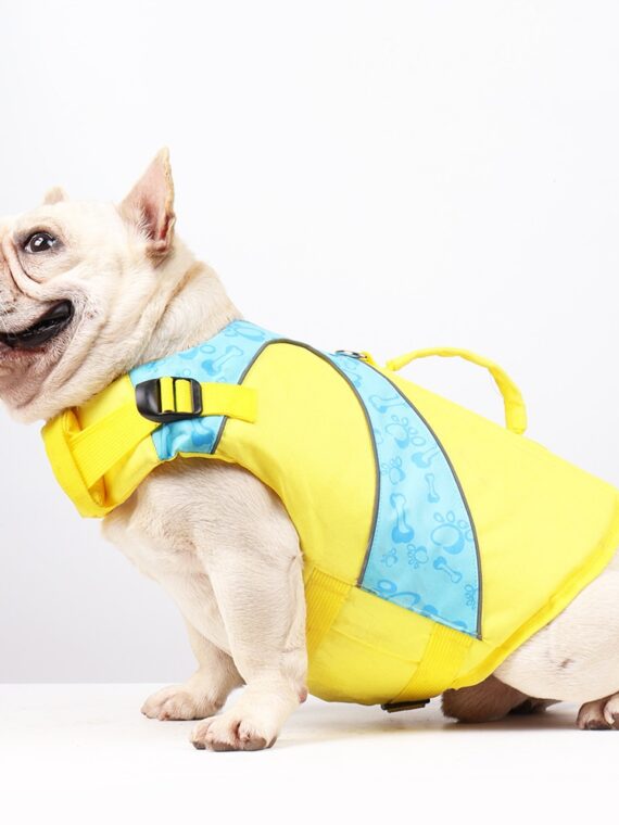 DogMEGA Reflective Life Jacket for Chubby Dog