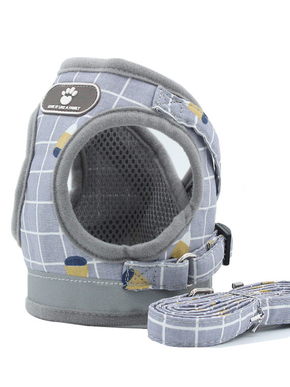 Dog Harness Reflective Puppy Kitten Collars Breathable Mesh Vest