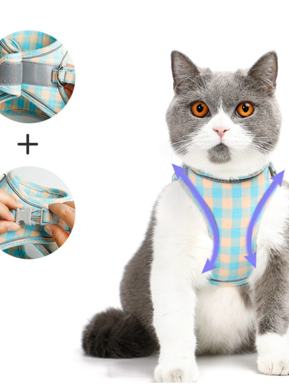 Dog Adjustable Harness Vest with Leash
