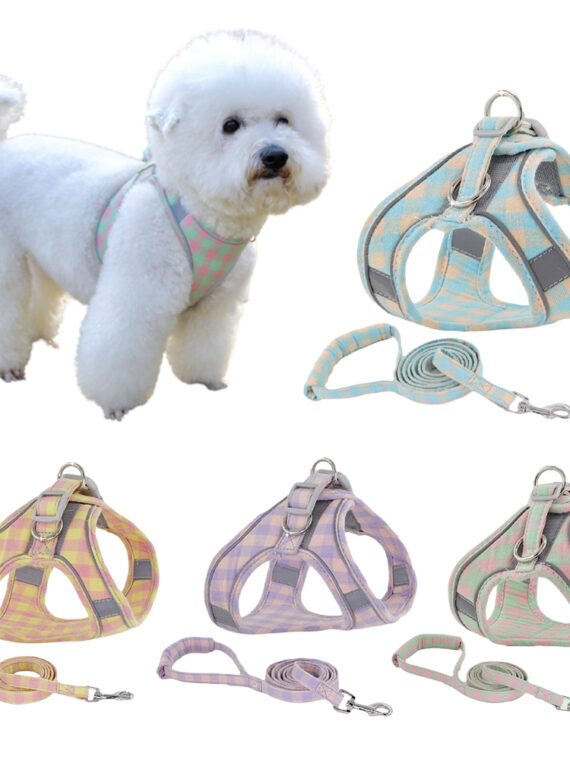 Dog Adjustable Harness Vest with Leash