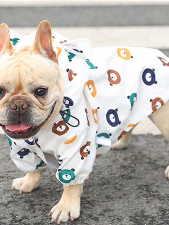 Cute Dog Raincoat Waterproof