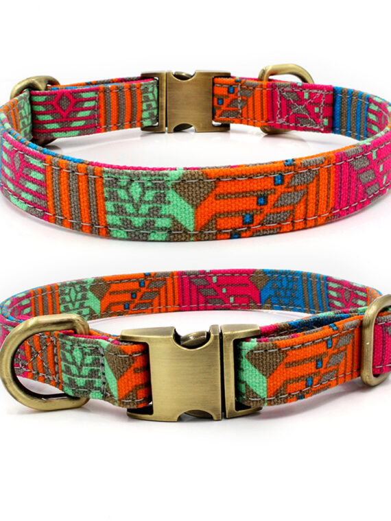 Reflective Dog Collar and Lead Set