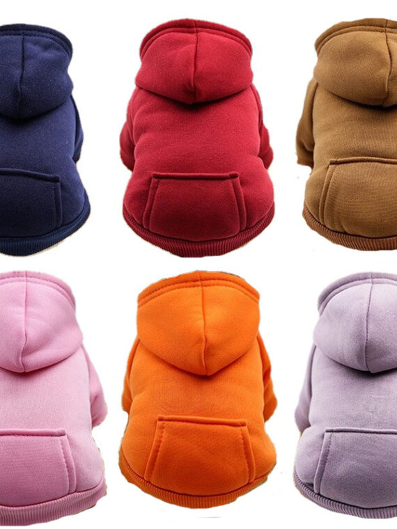 Simple Hoodie Including 6 Personality Colors For Dog