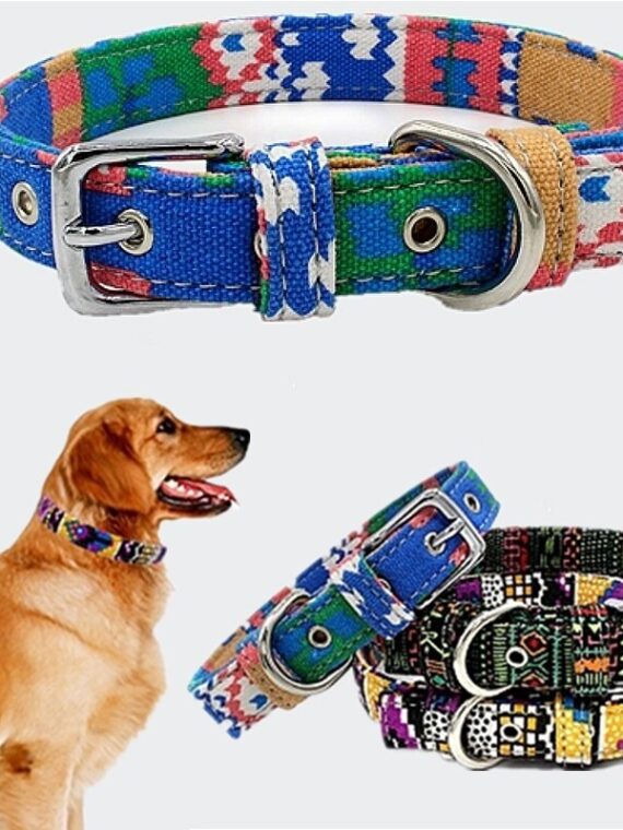 Reflective Dog Collar and Lead Set