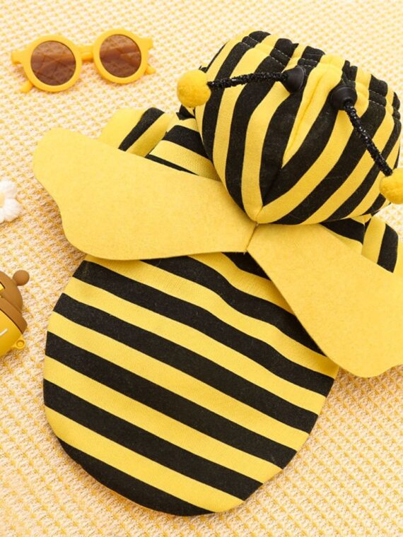 Cosplays Your Dog Into A Lovely Golden Bee In Just A Few Minutes