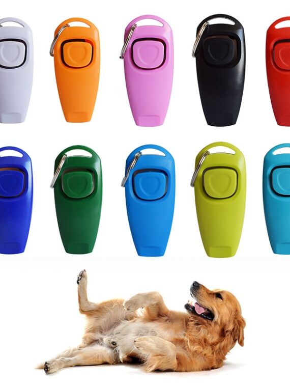 2 In 1 - Convenient Clicker Integrated Whistle For Dog