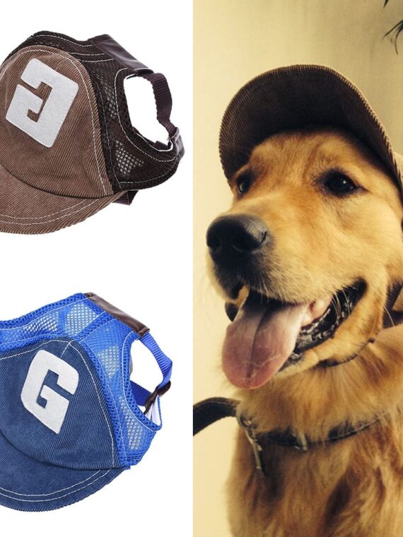 Sports Hat With Ear Holes For Dogs