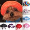 Cute Summer Hat With Bow Tie For Dogs