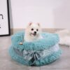 Princess Bed With A Cute Bow For The Dog