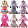 Make Your Dog Look Fantastic With The Colorful Patterned Jumpsuit