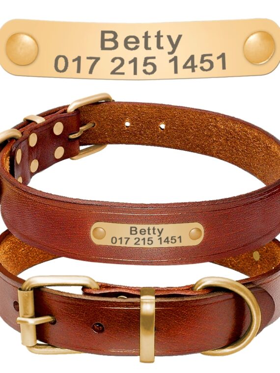 Dogs Genuine Leather Collars
