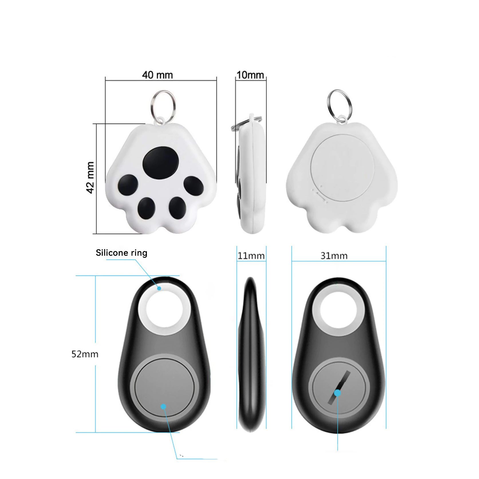 Dog Anti-Lost GPS Tracking Tag - Portable Wireless