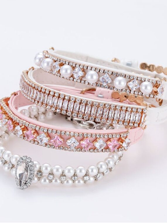 Elegant And Fashionable Pearl Collar For Dog