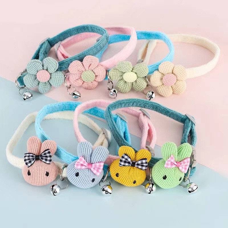 Dog Knitted Collar - Sweet And Elegant Style