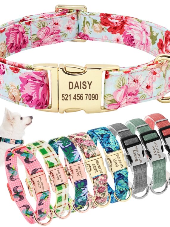 Luxury Flower Collar For Girl Dog