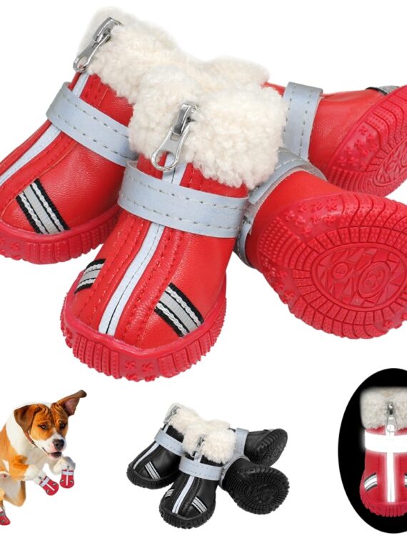 Dog Rain Shoes - Reflective and Waterproof Design
