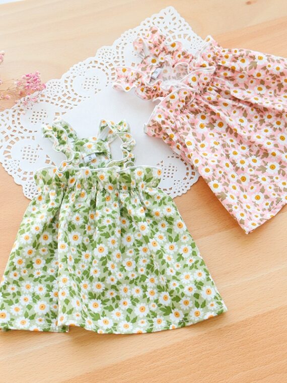 Baby Flower Dress - Bright Colors For Dogs