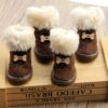 Winter Fur Boots - Warm And Thick For Dogs