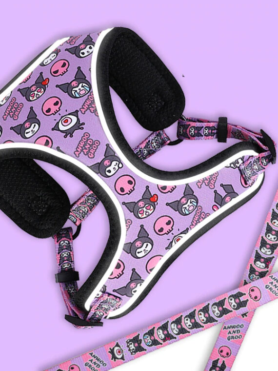 Sweet Color Harness For Dogs - Blue And Purple