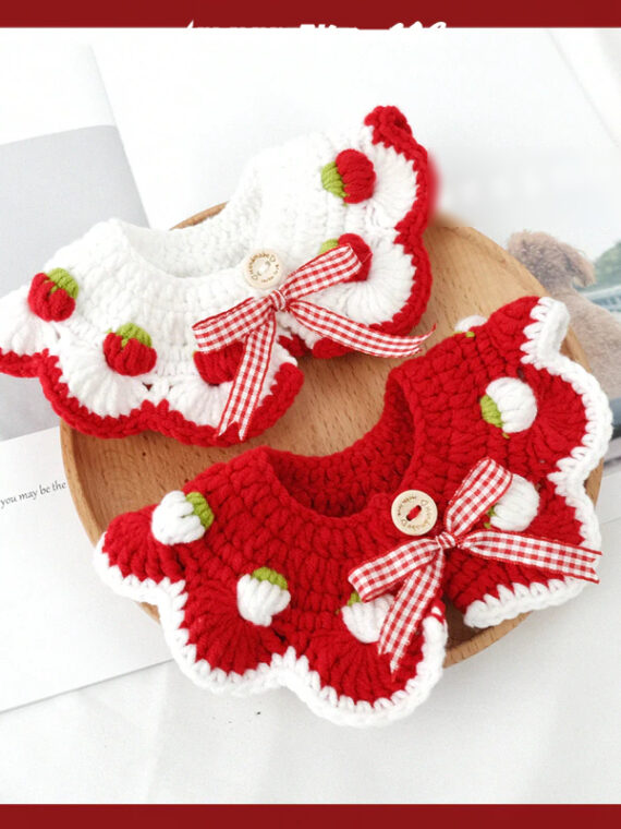 Knitted Wool Collar - Novel And Unique