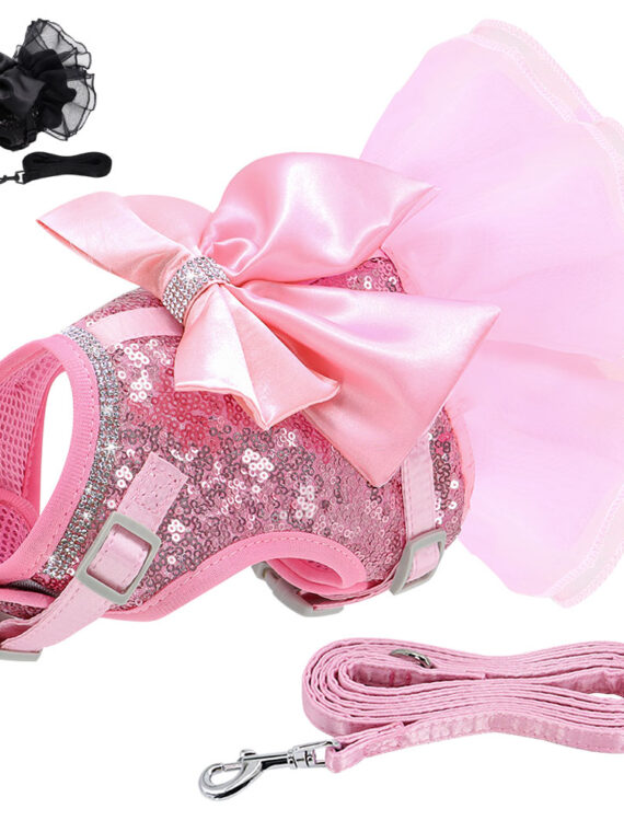Luxurious Princess Dress - With Harness And Leash