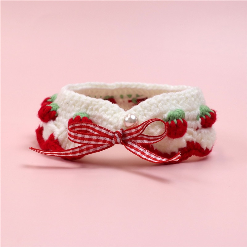 Knitted Wool Collar - Novel And Unique