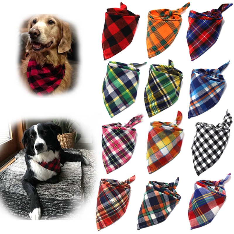 Checkered Bandanas For Dogs