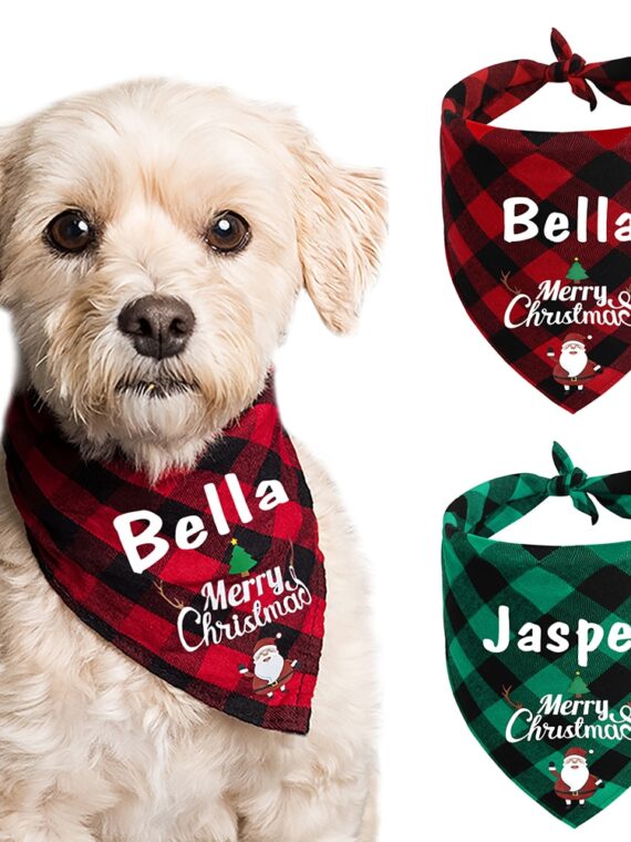 Bibs - Bandanas With Names Printed For Dogs
