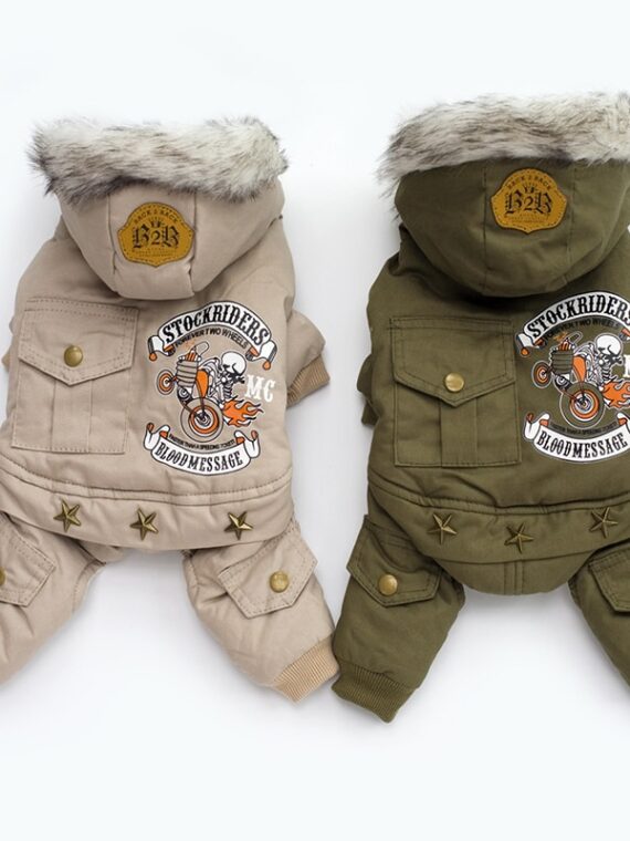 Thick Jumpsuit With Soft Lining For Dog