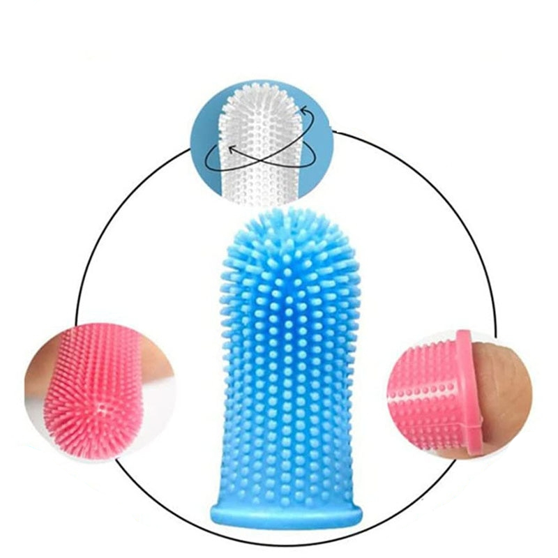 Finger Toothbrush For Dog Teeth Cleaning