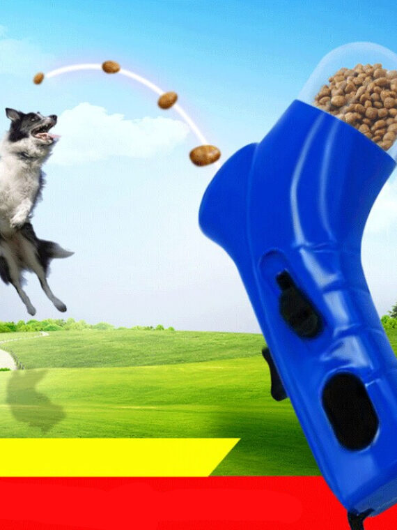 Snack Catapult Launcher - Dog Interactive Training Toy