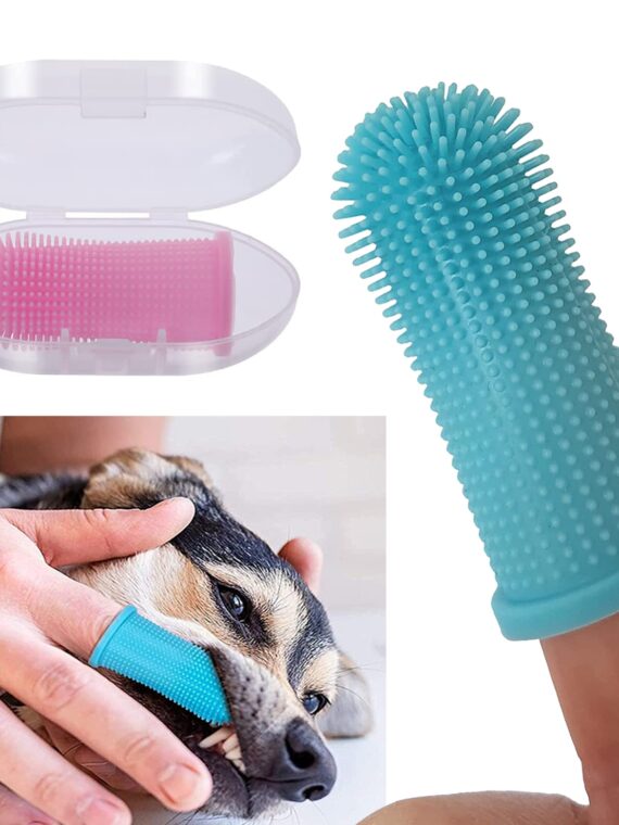 Finger Toothbrush For Dog Teeth Cleaning