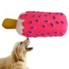Cute Pink Ice Cream Toys For Dogs