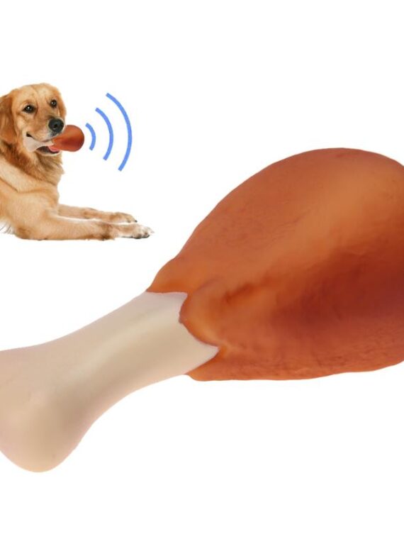 Interactive Toy With Chicken Thighs Shape