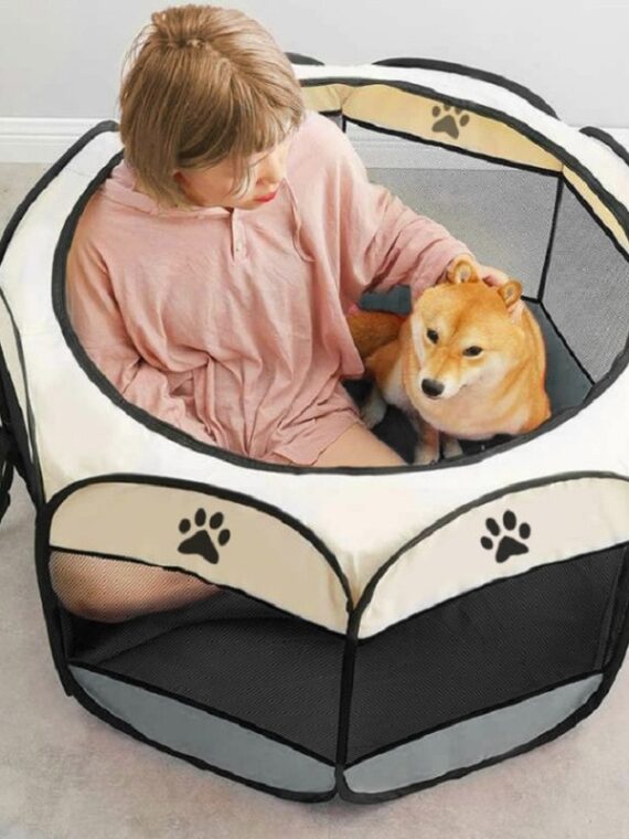 Portable And Foldable Tent For Dog