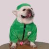 C-embroidered Warm Fleece Jacket For Small Dog
